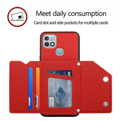 For Infinix Hot 10i / Smart 5 Pro Skin Feel PU + TPU + PC Phone Case(Red) - Infinix Cases by buy2fix | Online Shopping UK | buy2fix