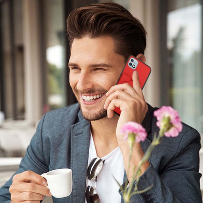 For Infinix Hot 10i / Smart 5 Pro Skin Feel PU + TPU + PC Phone Case(Red) - Infinix Cases by buy2fix | Online Shopping UK | buy2fix