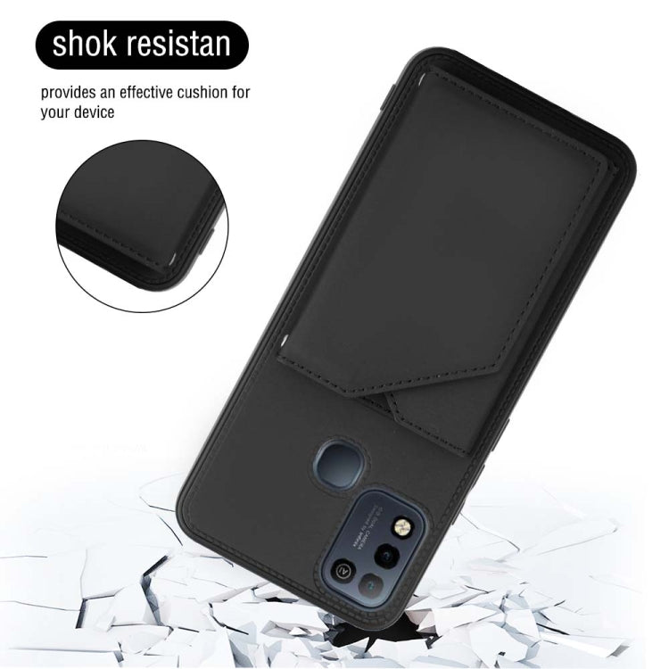 For Infinix Hot 10 Play / 11 Play Skin Feel PU + TPU + PC Phone Case(Black) - Infinix Cases by buy2fix | Online Shopping UK | buy2fix
