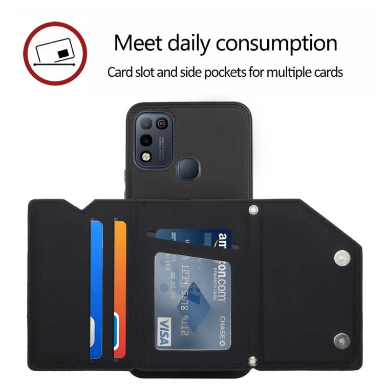For Infinix Hot 10 Play / 11 Play Skin Feel PU + TPU + PC Phone Case(Black) - Infinix Cases by buy2fix | Online Shopping UK | buy2fix