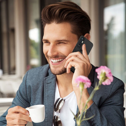 For Tecno Camon 17 Skin Feel PU + TPU + PC Phone Case(Black) by buy2fix