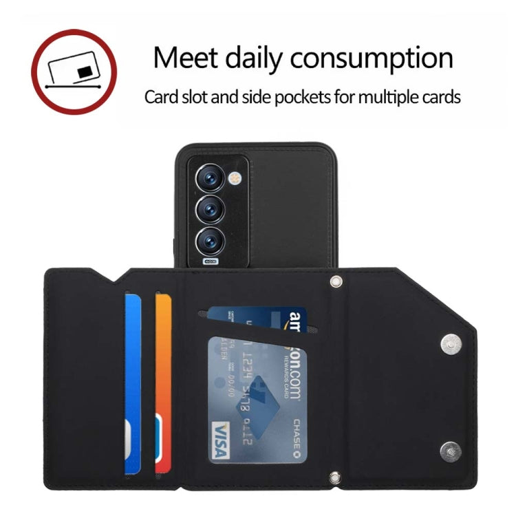 For Tecno Camon 18 Premier Skin Feel PU + TPU + PC Phone Case(Black) by buy2fix