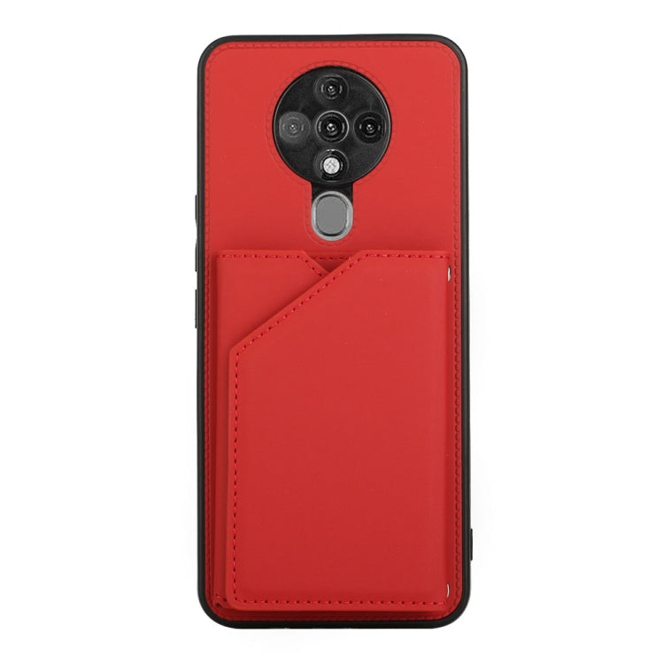 For Tecno Spark 6 Skin Feel PU + TPU + PC Phone Case(Red) by buy2fix