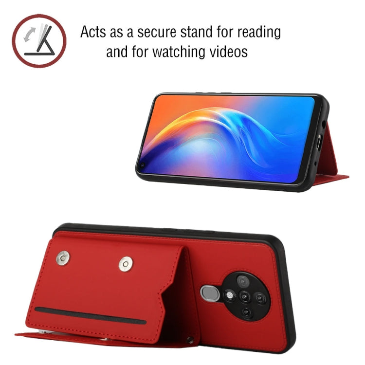 For Tecno Spark 6 Skin Feel PU + TPU + PC Phone Case(Red) by buy2fix