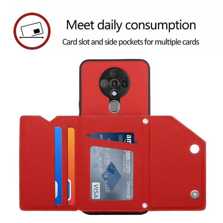 For Tecno Spark 6 Skin Feel PU + TPU + PC Phone Case(Red) by buy2fix