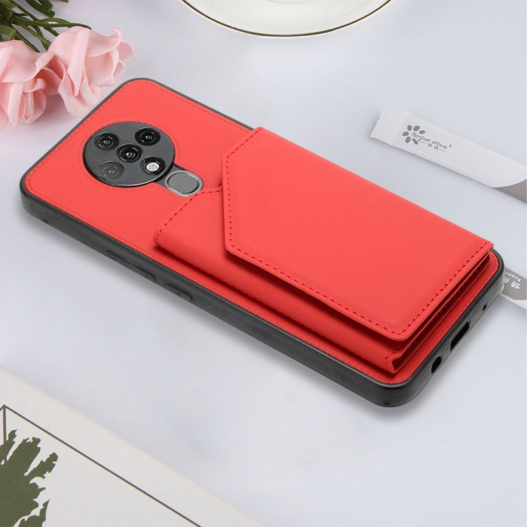 For Tecno Spark 6 Skin Feel PU + TPU + PC Phone Case(Red) by buy2fix