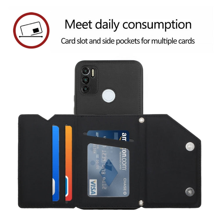 For Tecno Spark 5 Air / 6 Air Skin Feel PU + TPU + PC Phone Case(Black) by buy2fix