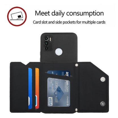 For Tecno Spark 5 Air / 6 Air Skin Feel PU + TPU + PC Phone Case(Black) by buy2fix