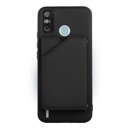 For Tecno Spark 6 Go / Go 2020 Skin Feel PU + TPU + PC Phone Case(Black) by buy2fix