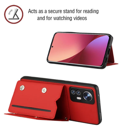 For Xiaomi 12 Pro Skin Feel PU + TPU + PC Phone Case(Red) by buy2fix