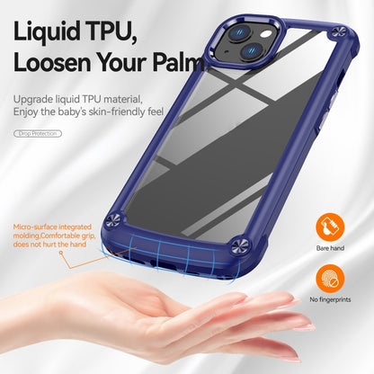 For iPhone 11 Pro TPU + PC Lens Protection Phone Case(Blue) - iPhone 11 Pro Cases by buy2fix | Online Shopping UK | buy2fix
