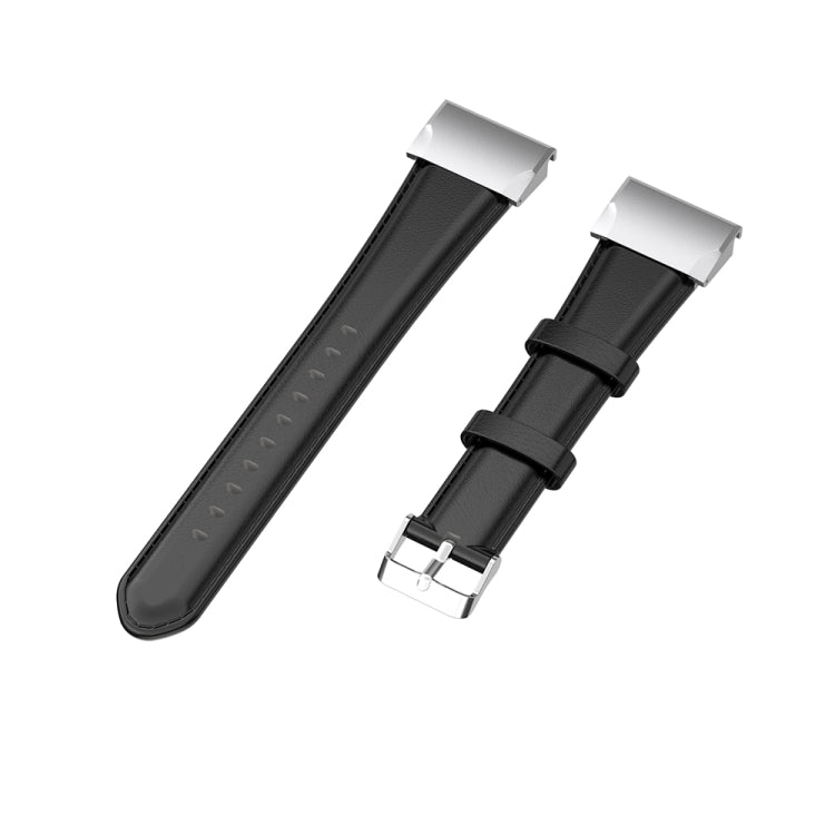 For Garmin Fenix 6S / Fenix 7S Oil Wax Calfskin Leather Watch Band(Black) - Watch Bands by buy2fix | Online Shopping UK | buy2fix