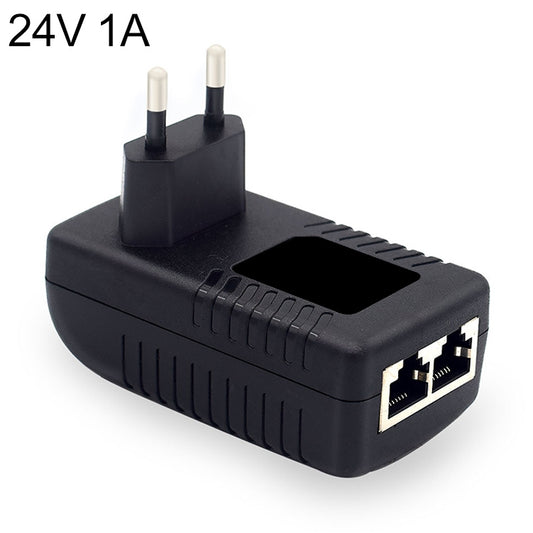 24V 1A Router AP Wireless POE / LAD Power Adapter(EU Plug) by buy2fix
