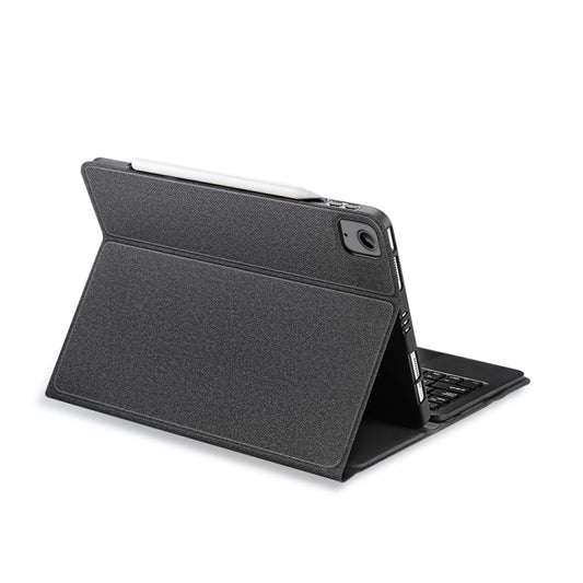 DUX DUCIS Bluetooth Keyboard Leather Case with Touchpad & Smart Sleep Function For iPad Air 4/5 / iPad Pro 11 2018/2020/2021/2022(Black) - Universal by DUX DUCIS | Online Shopping UK | buy2fix