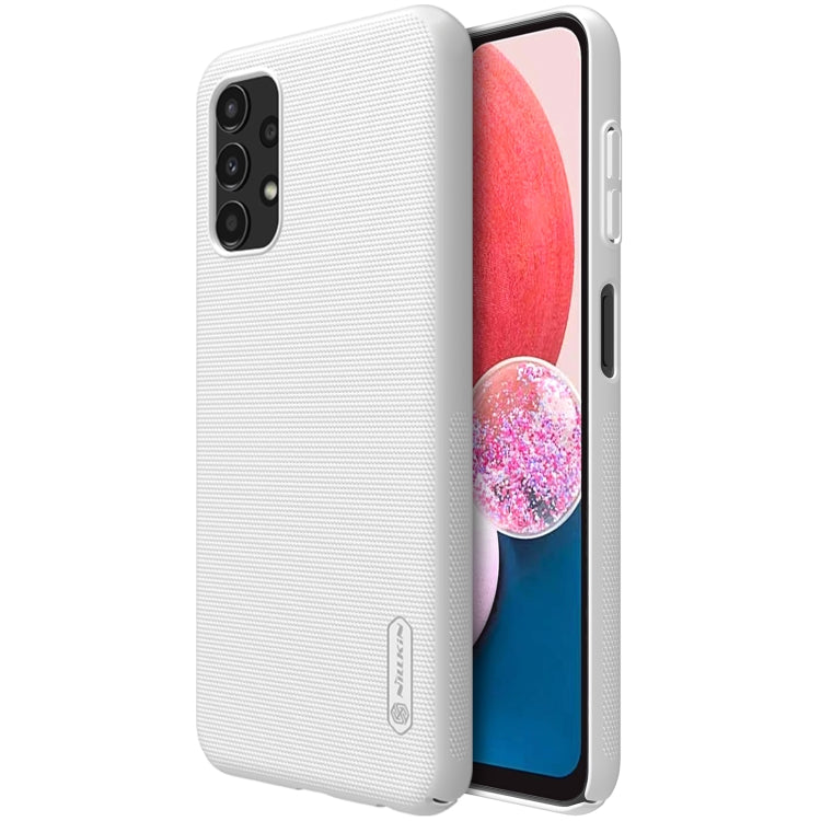 For Samsung Galaxy A13 4G NILLKIN Frosted PC Phone Case(White) - Galaxy Phone Cases by NILLKIN | Online Shopping UK | buy2fix