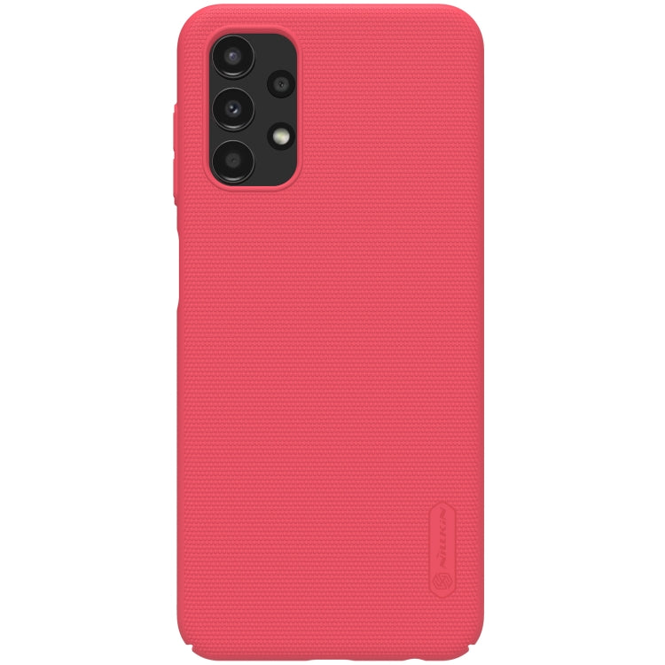 For Samsung Galaxy A13 4G NILLKIN Frosted PC Phone Case(Red) - Galaxy Phone Cases by NILLKIN | Online Shopping UK | buy2fix