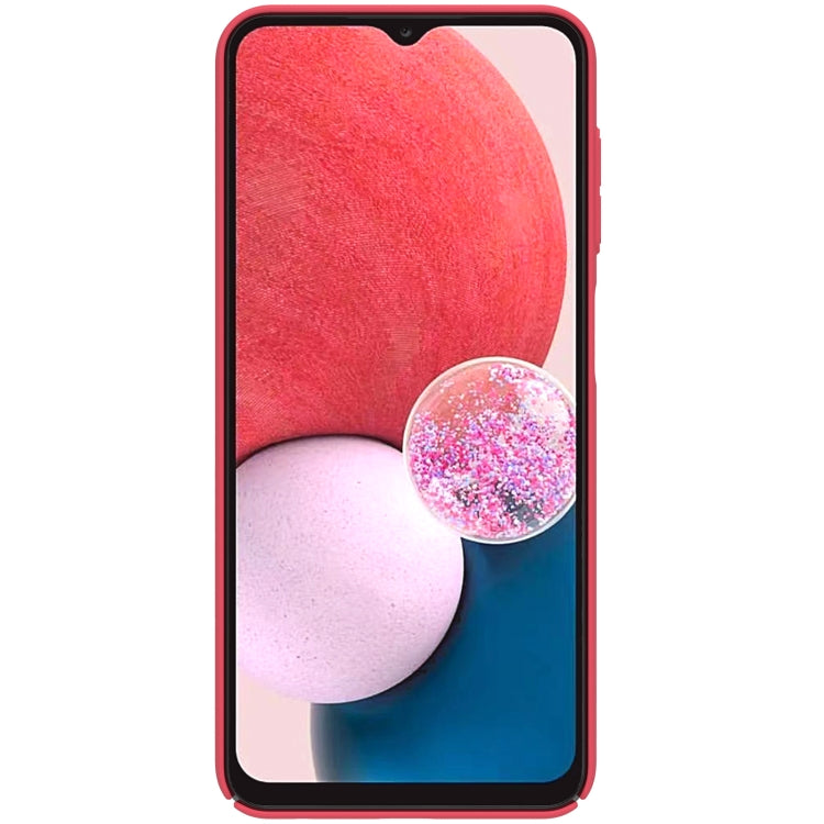 For Samsung Galaxy A13 4G NILLKIN Frosted PC Phone Case(Red) - Galaxy Phone Cases by NILLKIN | Online Shopping UK | buy2fix