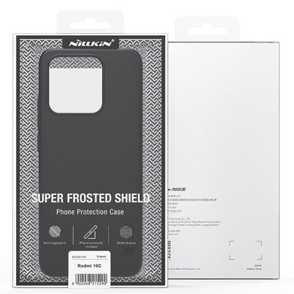 For Xiaomi Redmi 10C NILLKIN Frosted PC Phone Case(Black) - Xiaomi Cases by NILLKIN | Online Shopping UK | buy2fix