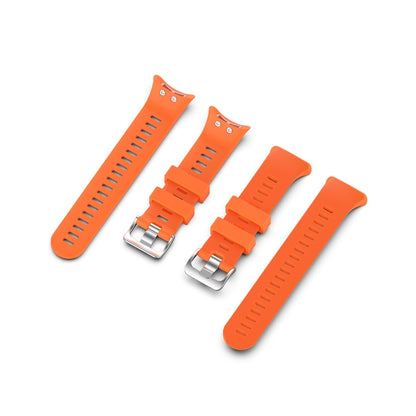 For Garmin Forerunner 45 & 45S Silicone Watch Band(Orange) - Watch Bands by buy2fix | Online Shopping UK | buy2fix