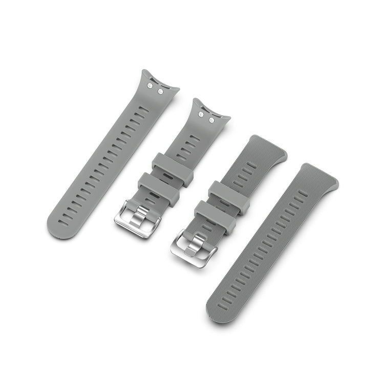 For Garmin Forerunner 45 & 45S Silicone Watch Band(Gray) - Watch Bands by buy2fix | Online Shopping UK | buy2fix