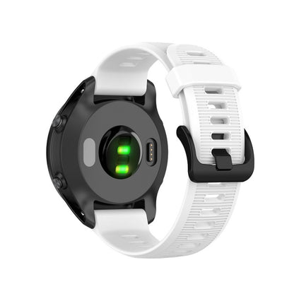 For Garmin Forerunner 945 Silicone Watch Band(White) - Watch Bands by buy2fix | Online Shopping UK | buy2fix