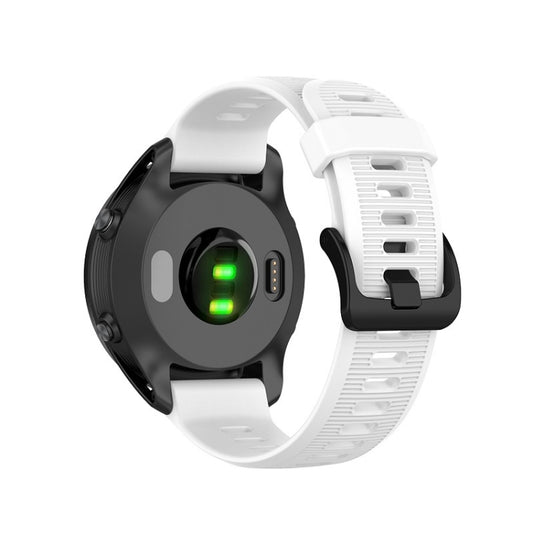 For Garmin Forerunner 945 Silicone Watch Band(White) - Watch Bands by buy2fix | Online Shopping UK | buy2fix