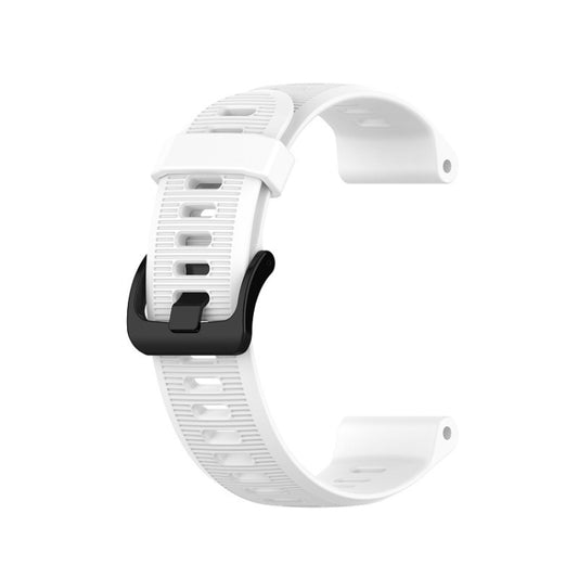 For Garmin Forerunner 945 Silicone Watch Band(White) - Watch Bands by buy2fix | Online Shopping UK | buy2fix