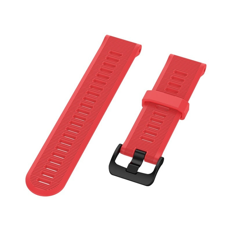 For Garmin Forerunner 945 Silicone Watch Band(Red) - Watch Bands by buy2fix | Online Shopping UK | buy2fix