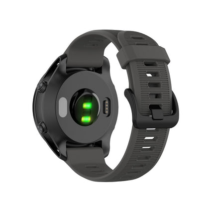 For Garmin Forerunner 945 Silicone Watch Band(Gray) - Watch Bands by buy2fix | Online Shopping UK | buy2fix