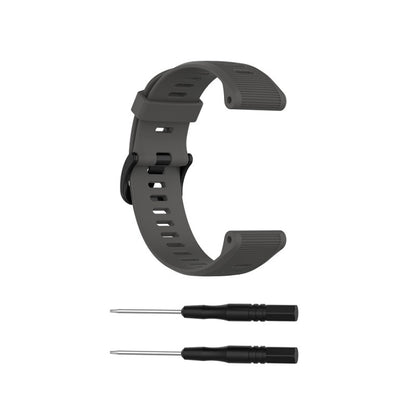 For Garmin Forerunner 945 Silicone Watch Band(Gray) - Watch Bands by buy2fix | Online Shopping UK | buy2fix