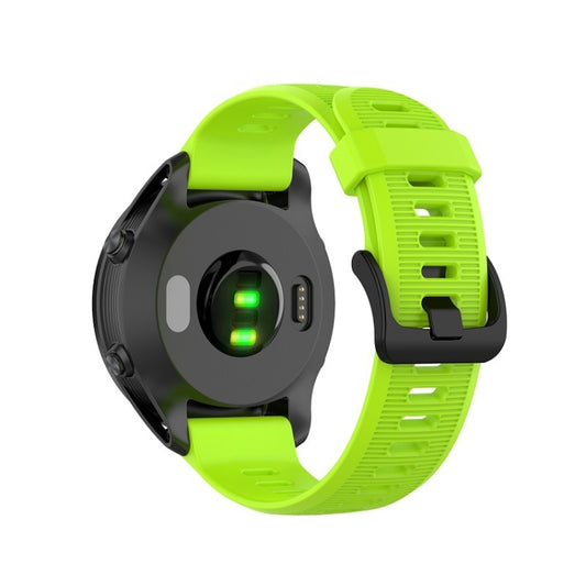 For Garmin Forerunner 945 Silicone Watch Band(Lime) - Watch Bands by buy2fix | Online Shopping UK | buy2fix