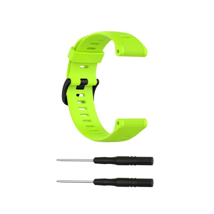 For Garmin Forerunner 945 Silicone Watch Band(Lime) - Watch Bands by buy2fix | Online Shopping UK | buy2fix