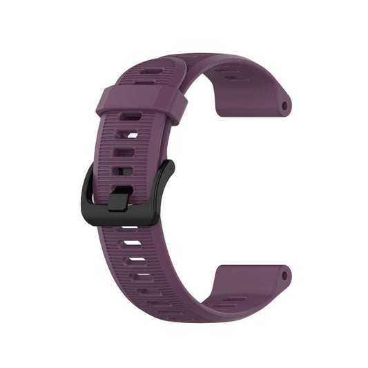 For Garmin Forerunner 945 Silicone Watch Band(Purple) - Watch Bands by buy2fix | Online Shopping UK | buy2fix