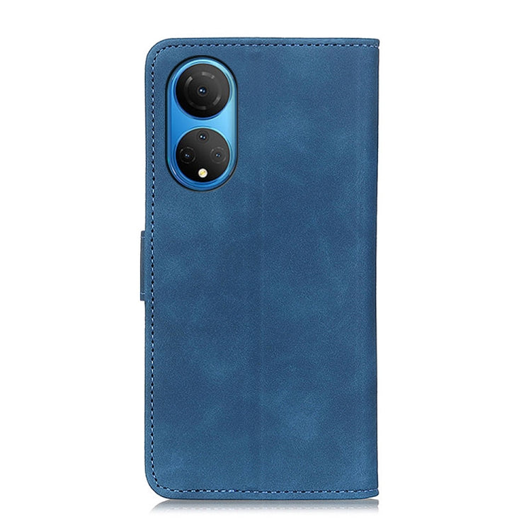 For Honor X7 / Play 30 Plus KHAZNEH Retro Texture Flip Leather Phone Case(Blue) by buy2fix