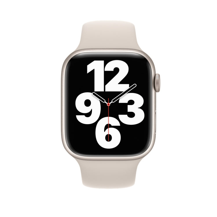 Silicone Watch Band For Apple Watch 42mm / 41mm / 40mm / 38mm(Starlight) - Watch Bands by buy2fix | Online Shopping UK | buy2fix