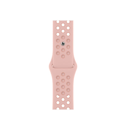 Sport Silicone Watch Band For Apple Watch Series 8&7 41mm / SE 2&6&SE&5&4 40mm / 3&2&1 38mm(Pink Oxford/Rose Whisper) - Smart Wear by buy2fix | Online Shopping UK | buy2fix