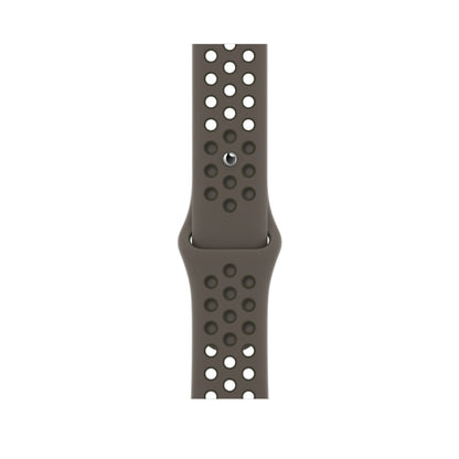 Sport Silicone Watch Band For Apple Watch Ultra 49mm&Watch Ultra 2 49mm / Series 9&8&7 45mm / SE 3&SE 2&6&SE&5&4 44mm / 3&2&1 42mm(Olive Gray/Cargo Khaki) - Watch Bands by buy2fix | Online Shopping UK | buy2fix