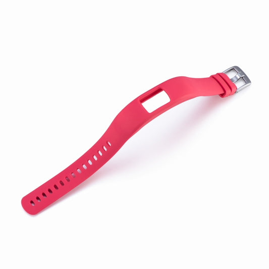 For Garmin Vivofit 4 Gloss & Color Integrated Silicone Watch Band(Red) - Watch Bands by buy2fix | Online Shopping UK | buy2fix