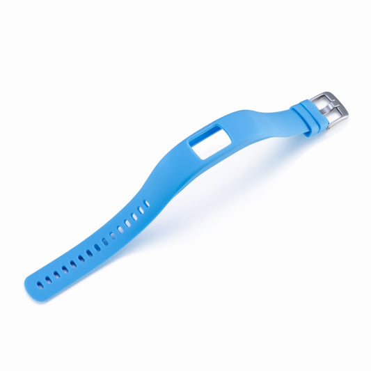 For Garmin Vivofit 4 Gloss & Color Integrated Silicone Watch Band(Sky Blue) - Watch Bands by buy2fix | Online Shopping UK | buy2fix