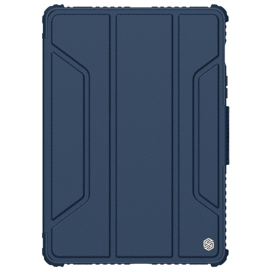 For Samsung Galaxy Tab S8 NILLKIN Bumper Pro Camshield Tablet Leather Case(Blue) - Galaxy Tab S8 Cases by NILLKIN | Online Shopping UK | buy2fix