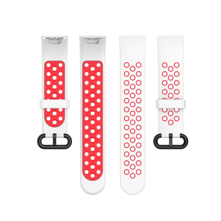For Xiaomi Redmi Watch 2 Two-color Silicone Watch Band(Black Grey) - Watch Bands by buy2fix | Online Shopping UK | buy2fix