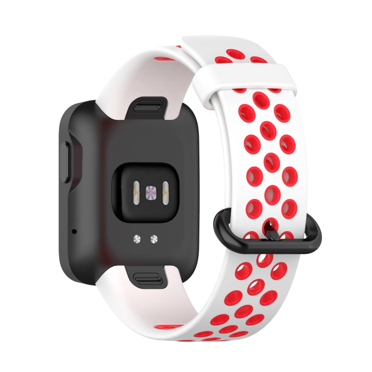 For Xiaomi Redmi Watch 2 Two-color Silicone Watch Band(Black Grey) - Watch Bands by buy2fix | Online Shopping UK | buy2fix