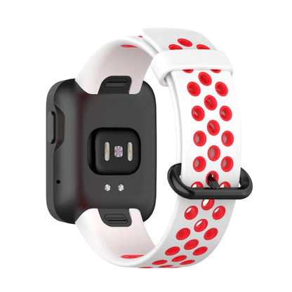 For Xiaomi Redmi Watch 2 Two-color Silicone Watch Band(Black Grey) - Watch Bands by buy2fix | Online Shopping UK | buy2fix