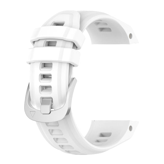 For Garmin Instinct 2S Silicone Watch Band(White) - Watch Bands by buy2fix | Online Shopping UK | buy2fix