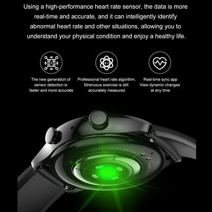 HK8Pro 1.36 inch AMOLED Screen Steel Strap Smart Watch, Support NFC Function / Blood Oxygen Monitoring(Black) by buy2fix