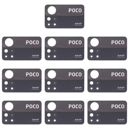 10 PCS Back Camera Lens For Xiaomi Poco X4 Pro 5G - Camera by buy2fix | Online Shopping UK | buy2fix