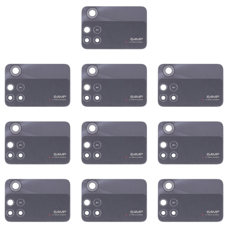 10 PCS Back Camera Lens For Xiaomi Poco M4 Pro 4G - Camera by buy2fix | Online Shopping UK | buy2fix