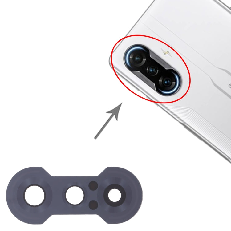 10 PCS Back Camera Lens For Xiaomi Redmi K40 Gaming/Poco F3 GT - Camera by buy2fix | Online Shopping UK | buy2fix
