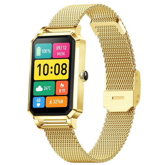 NX2 1.13 inch Color Screen Women Smart Watch, Support Physiological Reminder / Heart Rate Monitoring(Gold) by buy2fix
