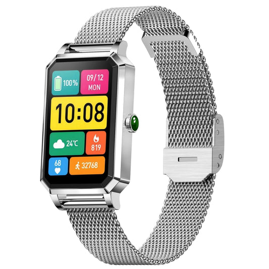 NX2 1.13 inch Color Screen Women Smart Watch, Support Physiological Reminder / Heart Rate Monitoring(Silver) by buy2fix